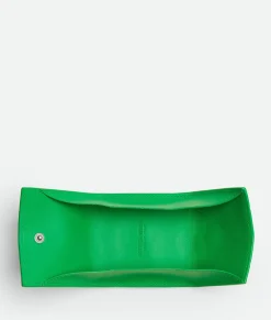 Bottega Veneta Intrecciato Folded Coin Purse Parakeet Sale