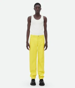 Bottega Veneta Intrecciato Leather Pants Lighthouse Discount