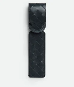 Bottega Veneta Intrecciato Long Tag Holder Shadow New