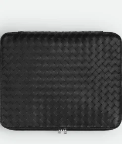 Bottega Veneta Intrecciato Medium Packing Cube Black Sale