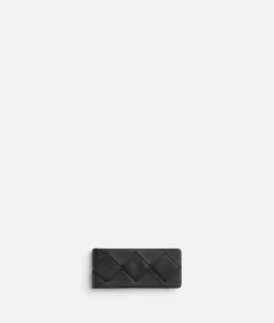 Bottega Veneta Intrecciato Money Clip Black Discount
