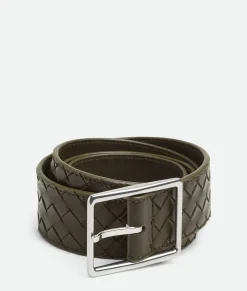 Bottega Veneta Intrecciato Piccolo Belt Kaki Online