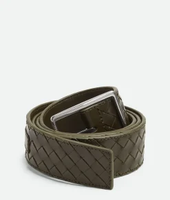 Bottega Veneta Intrecciato Piccolo Belt Kaki Online