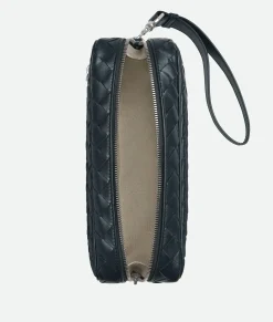 Bottega Veneta Intrecciato Pouch With Wristlet Shadow Best