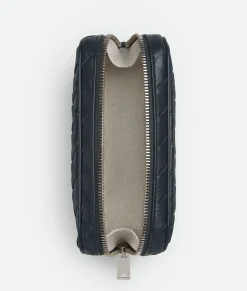 Bottega Veneta Intrecciato Small Zipped Organizing Pouch Shadow Outlet