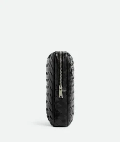 Bottega Veneta Intrecciato Zippered Laptop Sleeve Black Clearance