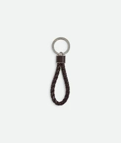 Bottega Veneta Intreccio Key Ring Fondant
