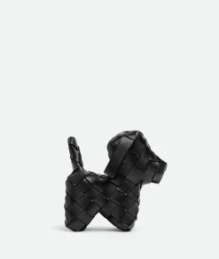 Bottega Veneta Intreccio Nappa Dog Black Best