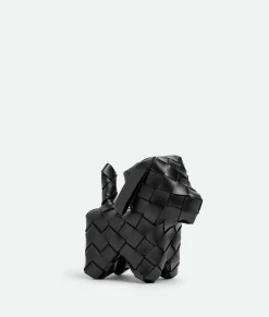 Bottega Veneta Intreccio Nappa Dog Black Best