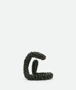 Bottega Veneta Intreccio Nappa Snake Dark green/redstone Hot