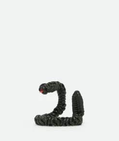 Bottega Veneta Intreccio Nappa Snake Dark green/redstone Hot