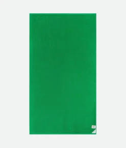 Bottega Veneta Intreccio Pattern Cotton Terry Beach Towel Grass Clearance
