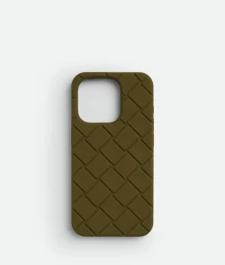 Bottega Veneta IPhone 15 Pro Case Olive oil Online