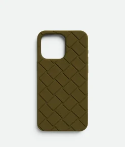 Bottega Veneta IPhone 15 Pro Max Case Olive oil Outlet