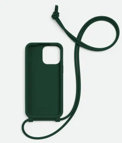 Bottega Veneta IPhone 14 Pro Max Case On Strap Emerald green Clearance