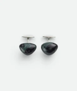Bottega Veneta Jasper Cufflinks Kambaba jasper New