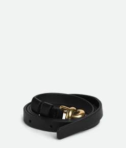 Bottega Veneta Knot Belt Black