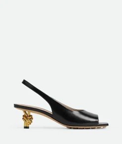Bottega Veneta Knot Sandal Black Best