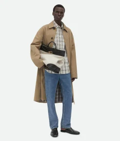 Bottega Veneta Large Andiamo Natural/black Outlet