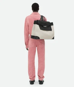 Bottega Veneta Large Andiamo Backpack Natural/black New