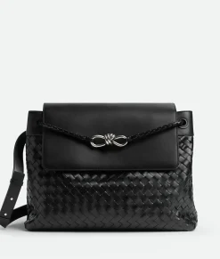 Bottega Veneta Large Andiamo Messenger Black Sale