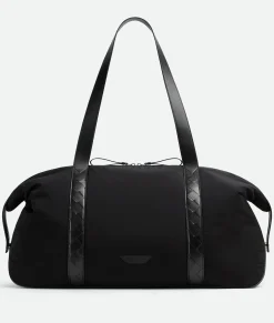 Bottega Veneta Large Crossroad Weekender Black Online