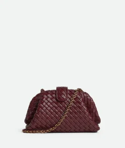 Bottega Veneta Lauren 1980 Mini Clutch With Chain Barolo