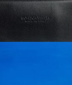 Bottega Veneta Leather Backgammon Black / Blue Sale