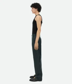 Bottega Veneta Leather Cargo Trousers Shadow Clearance