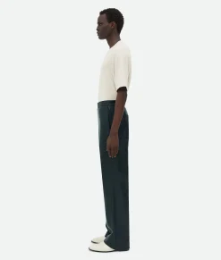 Bottega Veneta Leather Sailor Trousers Shadow Best
