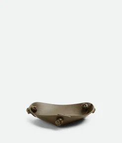 Bottega Veneta Leather Tray - S Mustard Sale