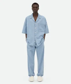 Bottega Veneta ed Denim Shirt Light bleach Discount