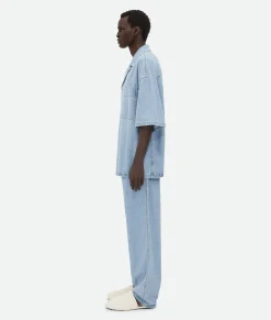 Bottega Veneta ed Denim Shirt Light bleach Discount