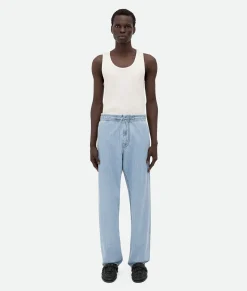 Bottega Veneta ed Elasticated Denim Light bleach Hot