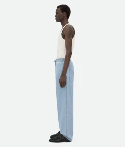 Bottega Veneta ed Elasticated Denim Light bleach Hot