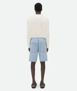 Bottega Veneta ed Elasticated Denim Light bleach New