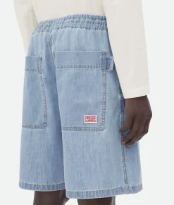 Bottega Veneta ed Elasticated Denim Light bleach New