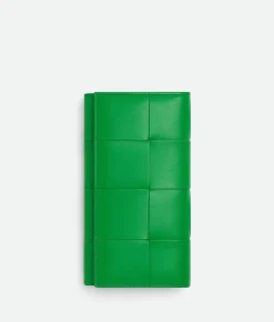 Bottega Veneta Long Cassette Wallet Parakeet Sale