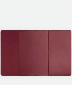 Bottega Veneta Maxi Intrecciato Notebook Cover Bordeaux Best