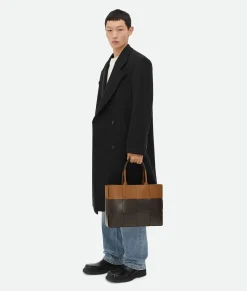 Bottega Veneta Medium Arco Tote Bag Fondant/wood Hot