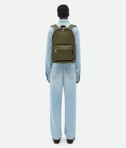 Bottega Veneta Medium Intrecciato Backpack Mud New