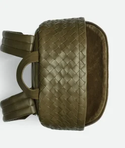 Bottega Veneta Medium Intrecciato Backpack Mud New