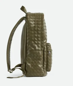 Bottega Veneta Medium Intrecciato Backpack Mud New