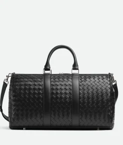 Bottega Veneta Medium Intrecciato Duffle Black Best