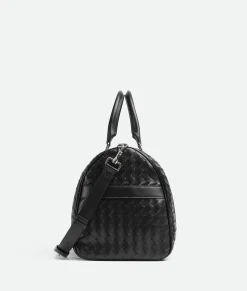 Bottega Veneta Medium Intrecciato Duffle Black Best