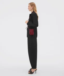 Bottega Veneta Mini Cassette Bucket Bag Bordeaux New