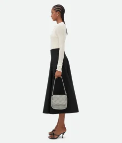 Bottega Veneta Mini Cobble Shoulder Bag Agate grey Sale