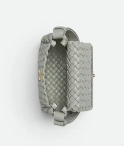 Bottega Veneta Mini Cobble Shoulder Bag Agate grey Sale