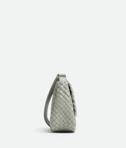 Bottega Veneta Mini Cobble Shoulder Bag Agate grey Sale