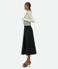 Bottega Veneta Mini Cobble Shoulder Bag Agate grey Sale
